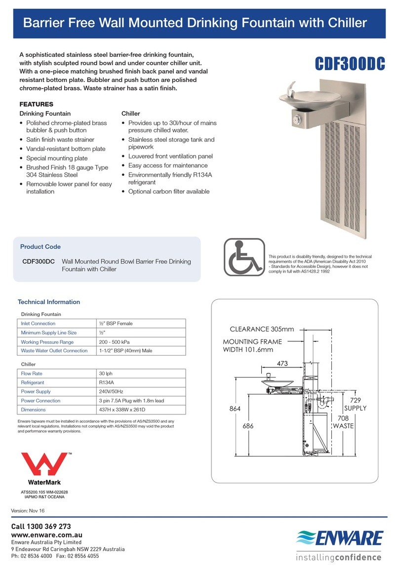 enware WaterMark CDF300DC quick start guide