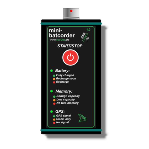 ecoObs Mini-batcorder 1.0 quick guide