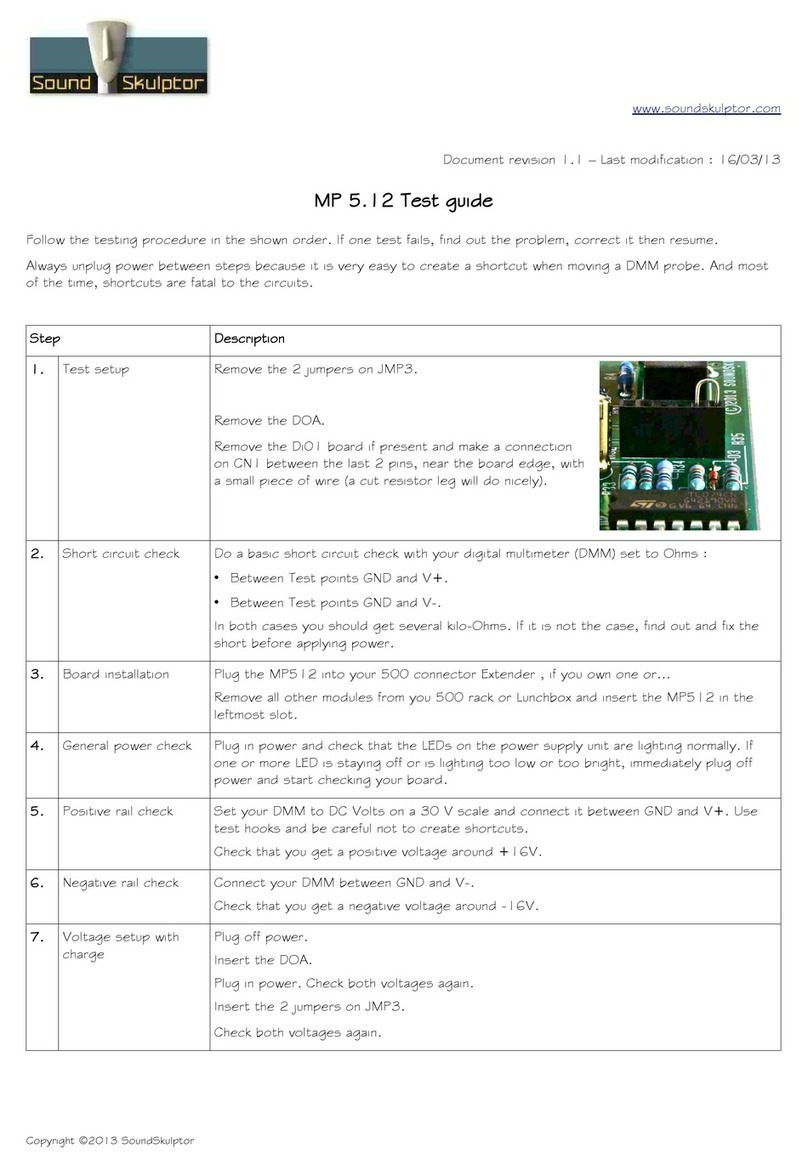 Sound Skulptor MP 512 Test guide