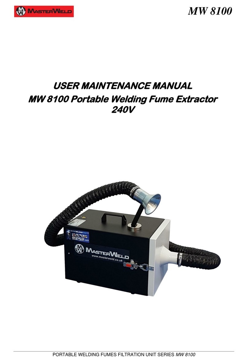 Masterweld MW 8100 User & maintenance manual