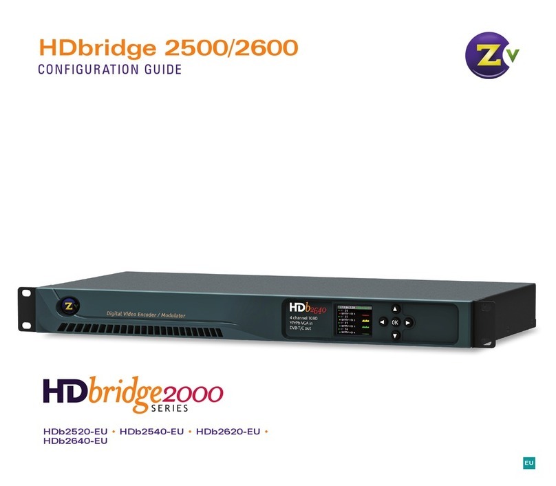 ZeeVee HDbridge 2000 Series Configuration guide