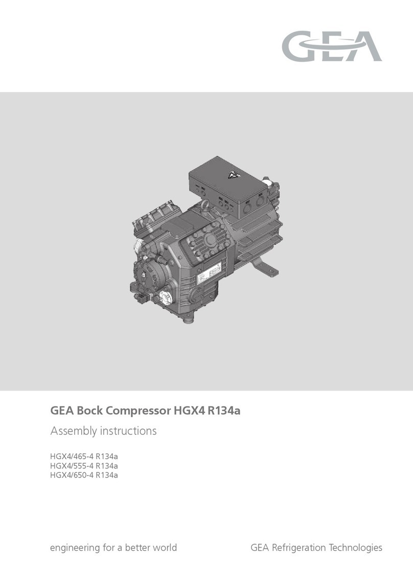 GEA HGX4 R134a User manual
