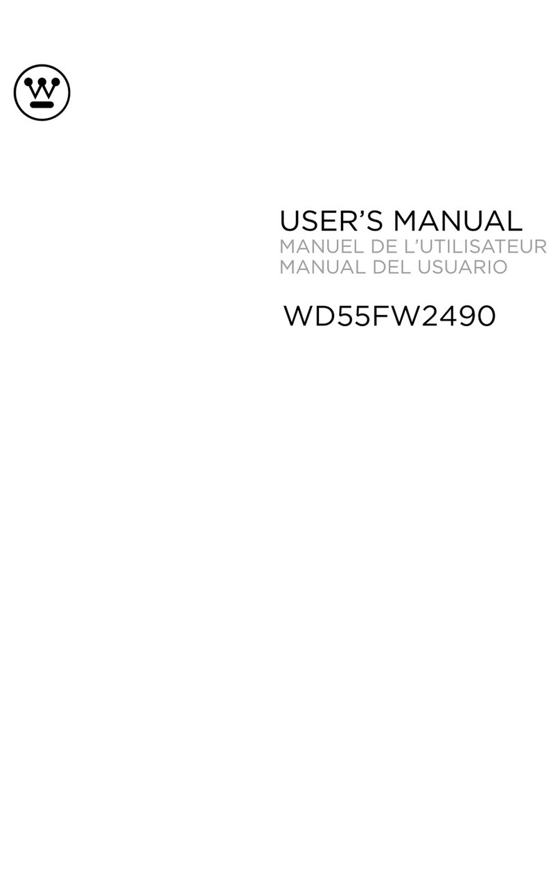 Westinghouse WD55FW2490 User manual Westinghouse WD55FW2490 User manual