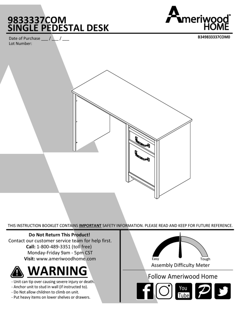 Ameriwood HOME 9833337COM User manual