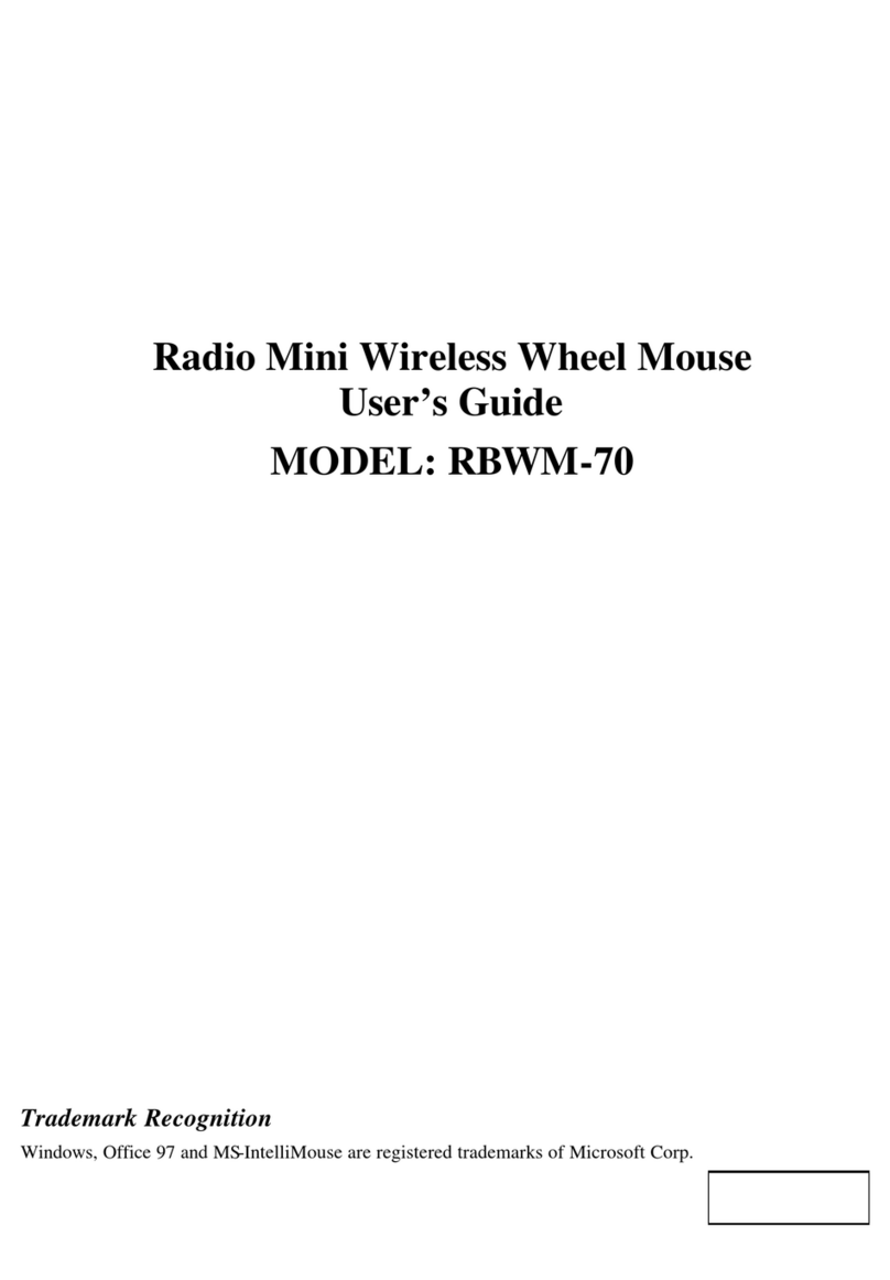 A4Tech RBWM-70 User manual