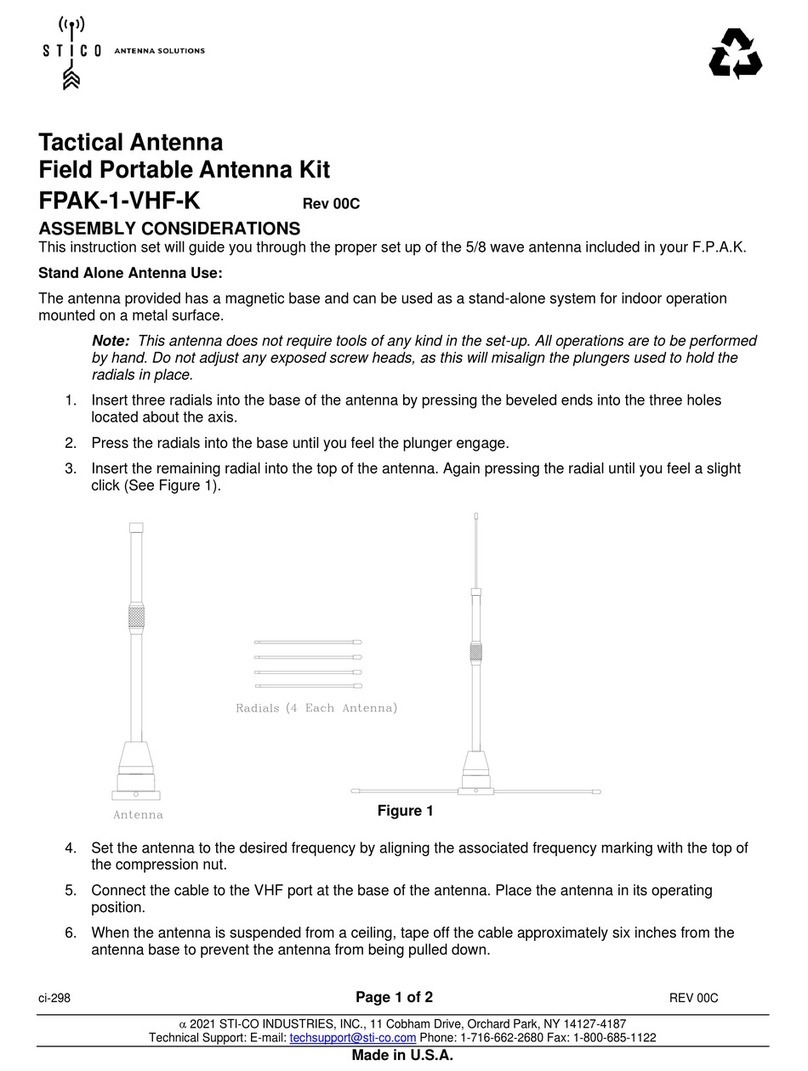 STI-CO FPAK-1-VHF-K User manual