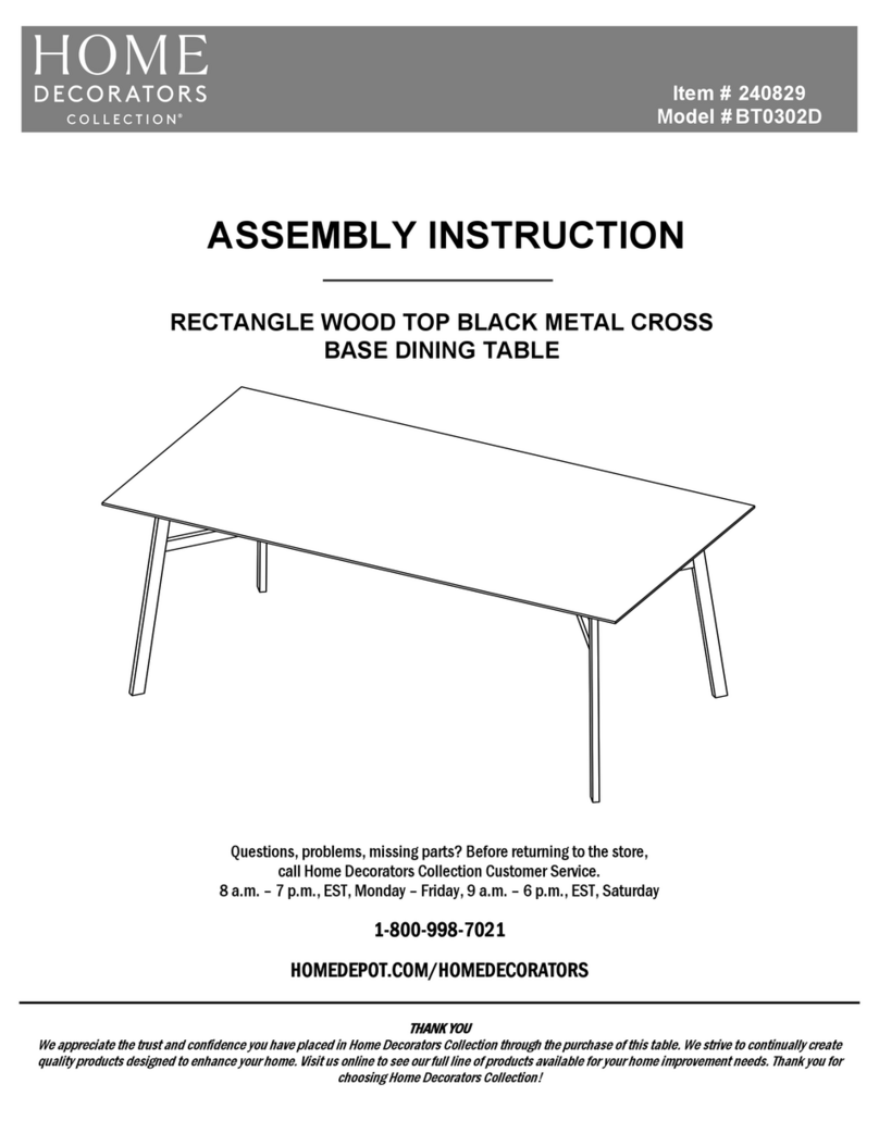 Home Decorators Collection BT0302D User manual Home Decorators Collection BT0302D User manual