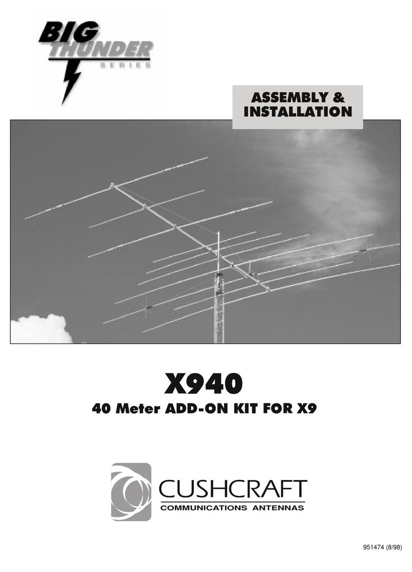 CUSHCRAFT BIG THUNDER Series User manual
