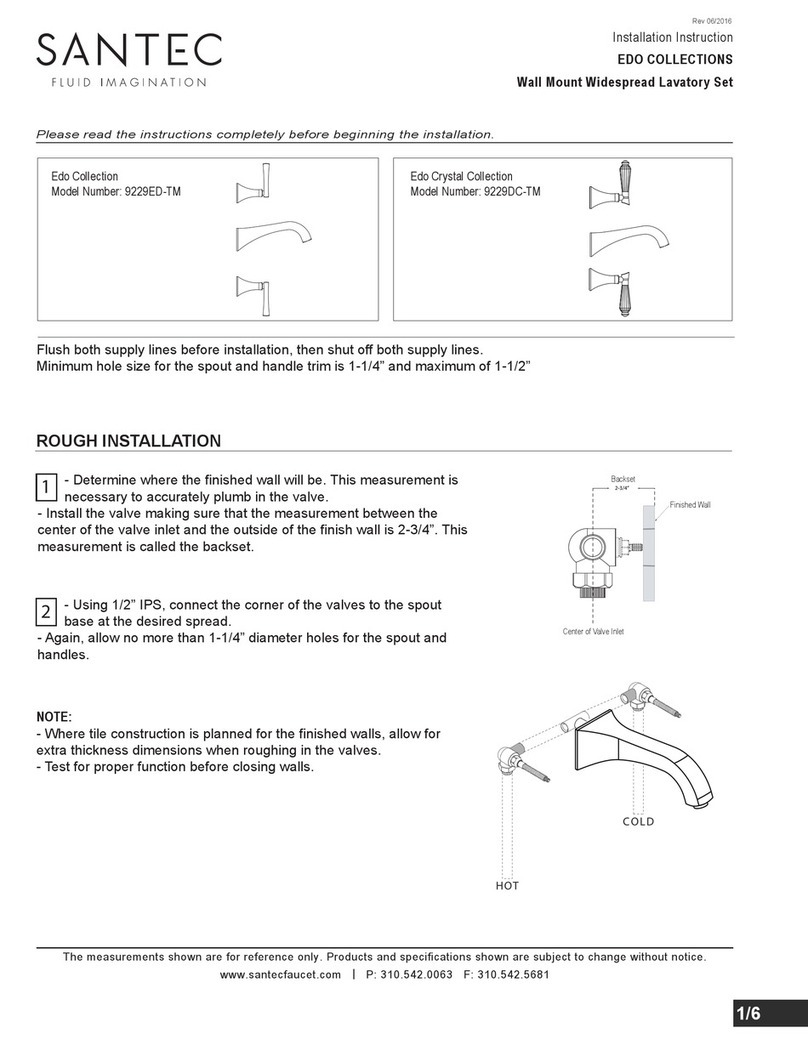 Santec EDO 9229ED-TM Installation instruction