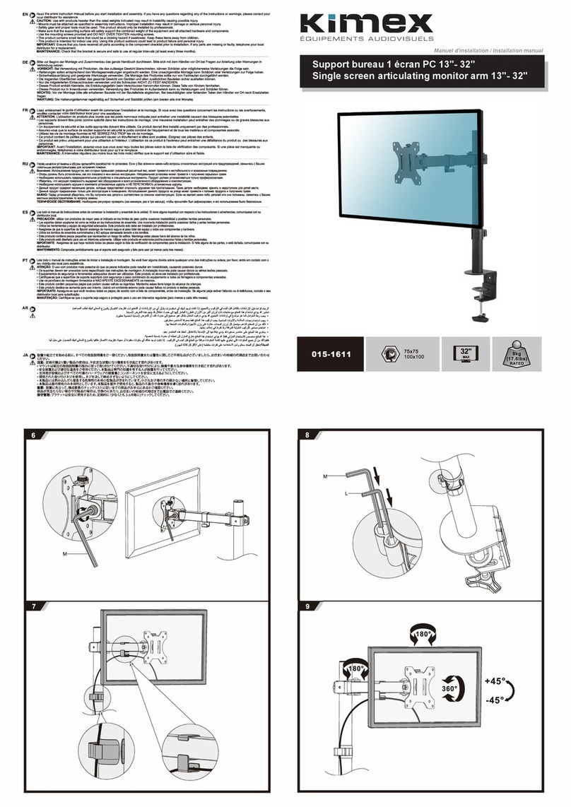 Kimex 015-1611 installation manual