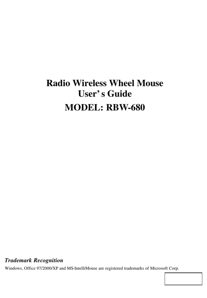 A4Tech RBW-680 User manual