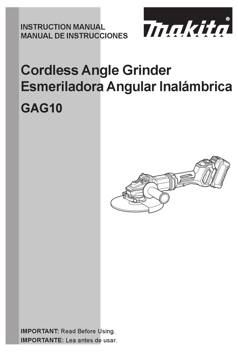 Makita GAG10 instruction manual