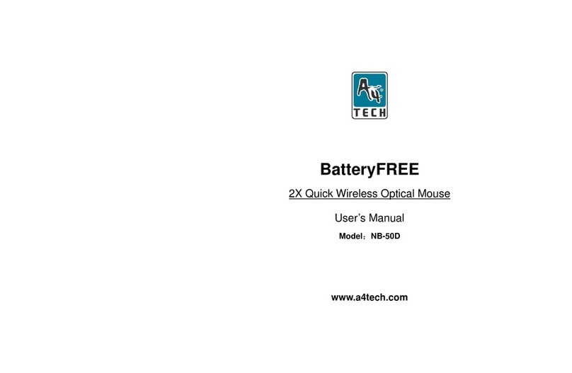 A4Tech BatteryFREE NB-50D User manual
