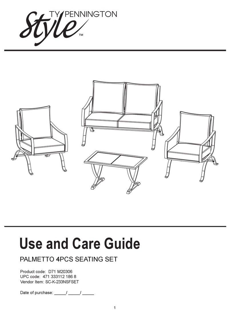 Ty Pennington Style PALMETTO D71 M20306 User manual Ty Pennington Style PALMETTO D71 M20306 User manual
