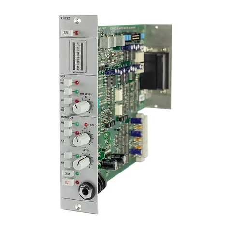 Solid State Logic Super-Analogue Outboard XR622 User manual
