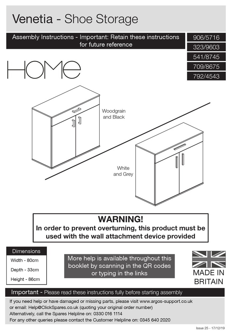 Argos Home Venetia 906/5716 User manual
