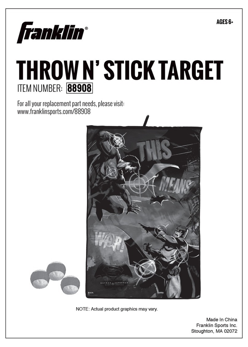 Franklin THROW N'STICK Assembly instructions