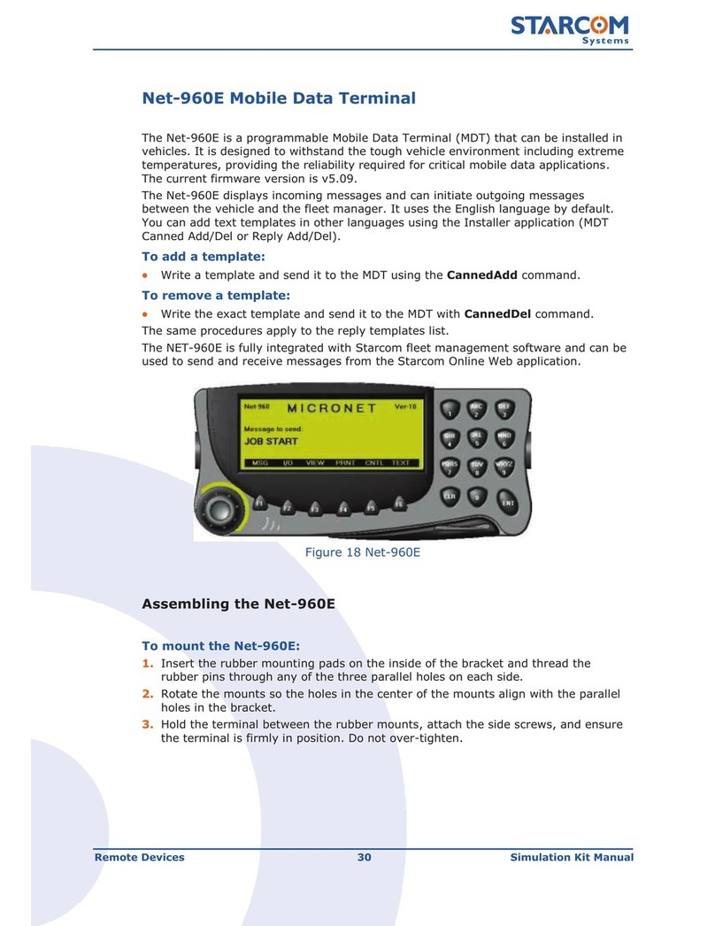 Starcom Systems Net-960E quick start guide