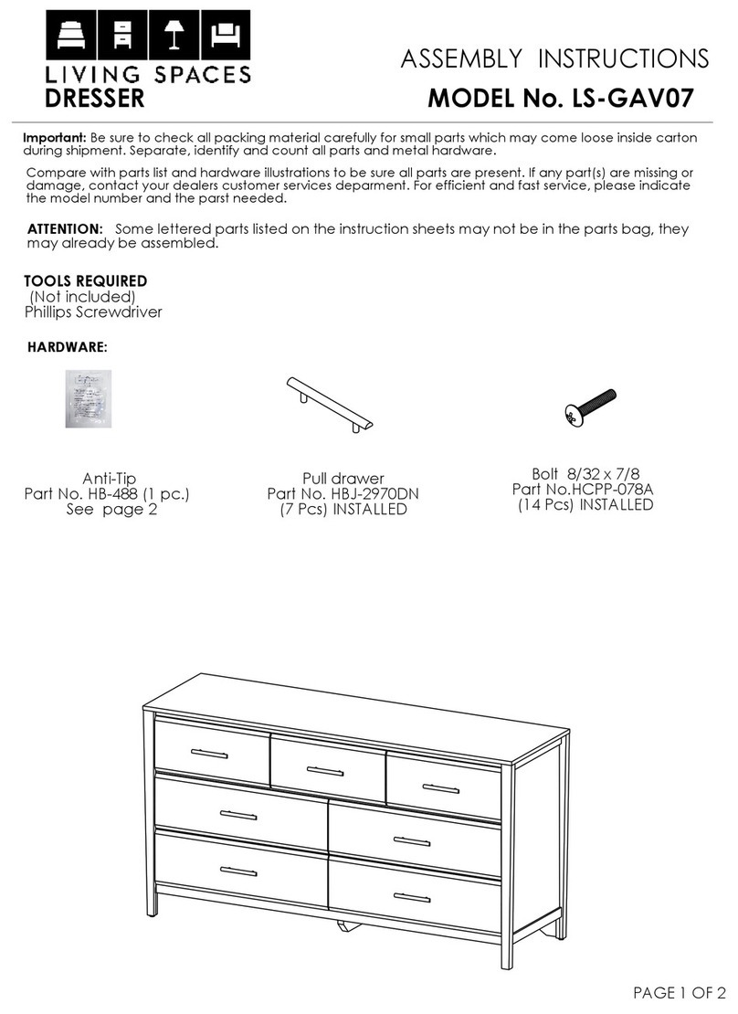 Living Spaces LS-GAV07 User manual