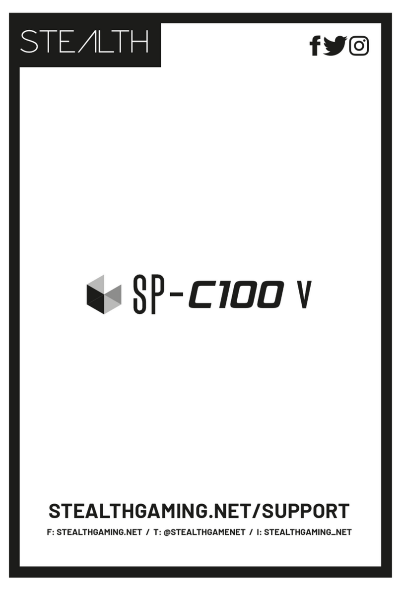 Stealth Gaming SP-C100 V User manual