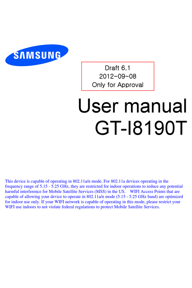 Samsung GT-I8190T User manual
