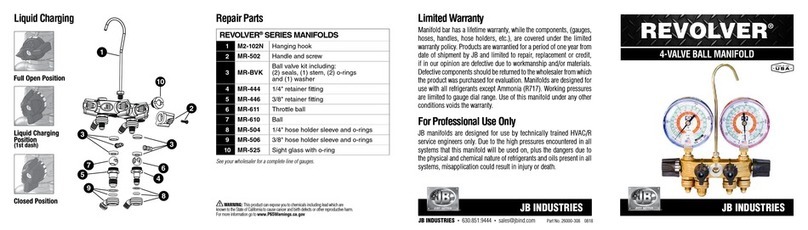 JB INDUSTRIES REVOLVER 26233 quick start guide