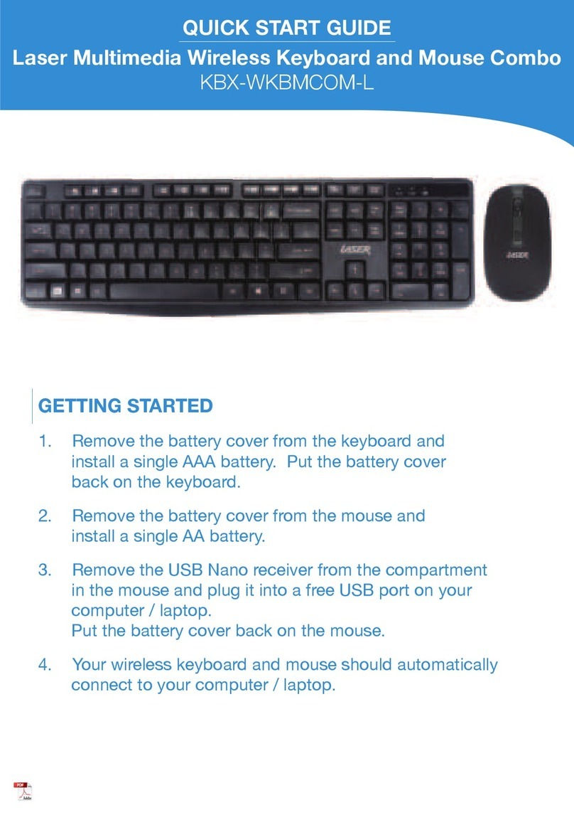 Laserco KBX-WKBMCOM-L quick start guide
