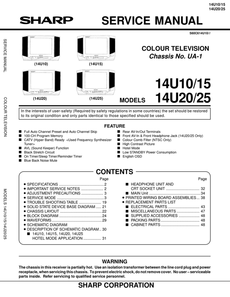 Sharp 14U10 User manual