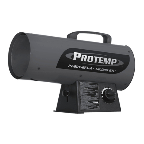 Pinnacle Climate Technologies PROTEMP PT-60V-GFA-A User's manual & operating instructions