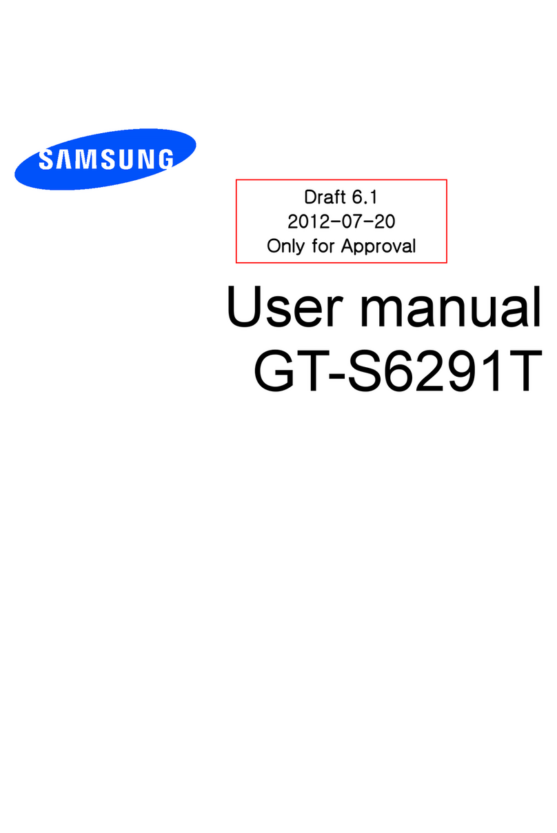 Samsung GT-S6291T User manual