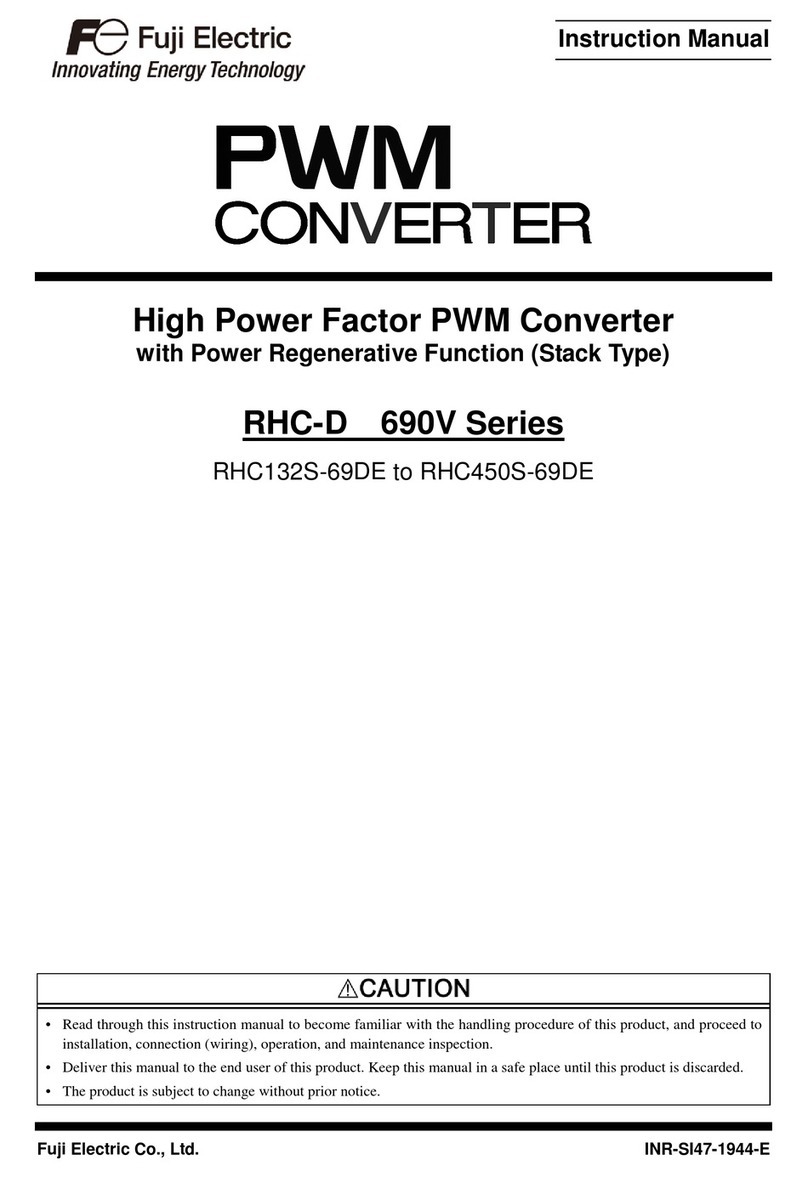 Fuji Electric RHC-D 690V Series manual