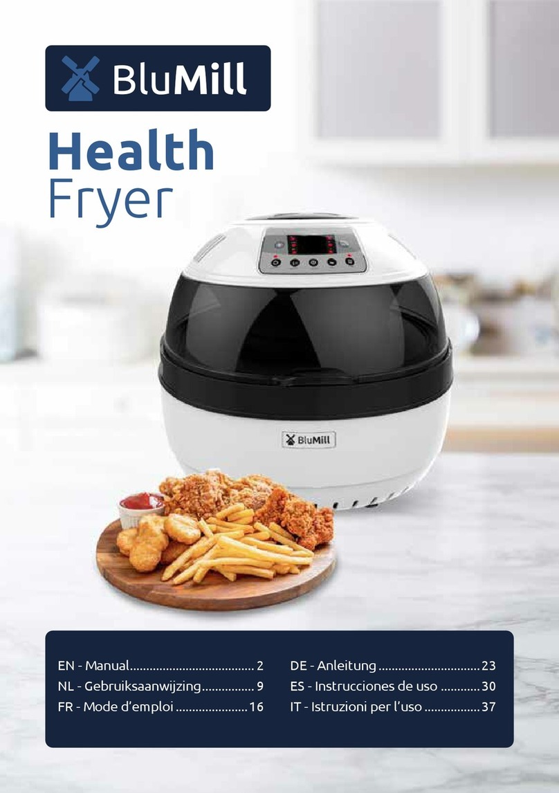 BluMill Health Fryer manual