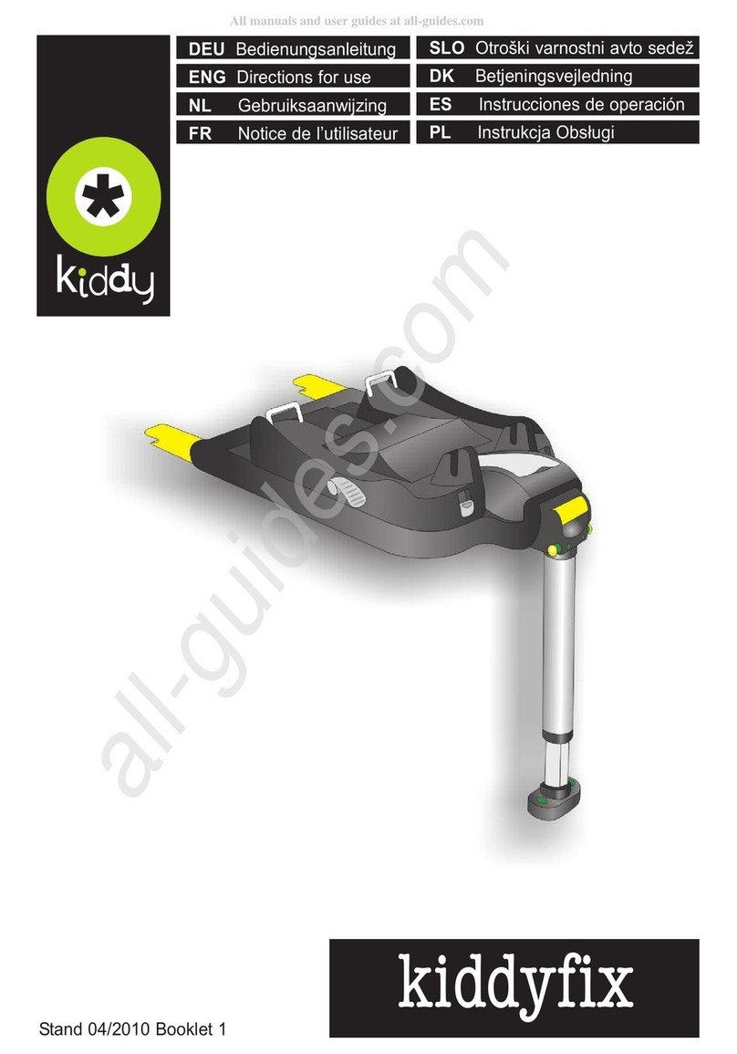 KIDDY Kiddyfix Directions for use