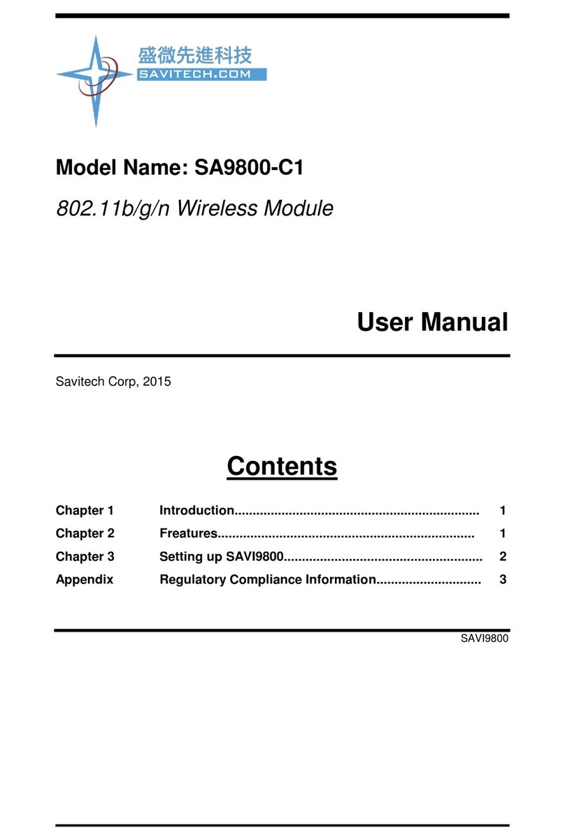 Savitech SA9800-C1 User manual