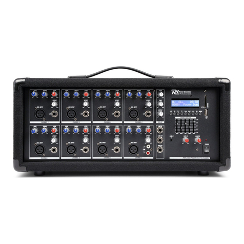 Power Dynamics PDM-C405A User manual