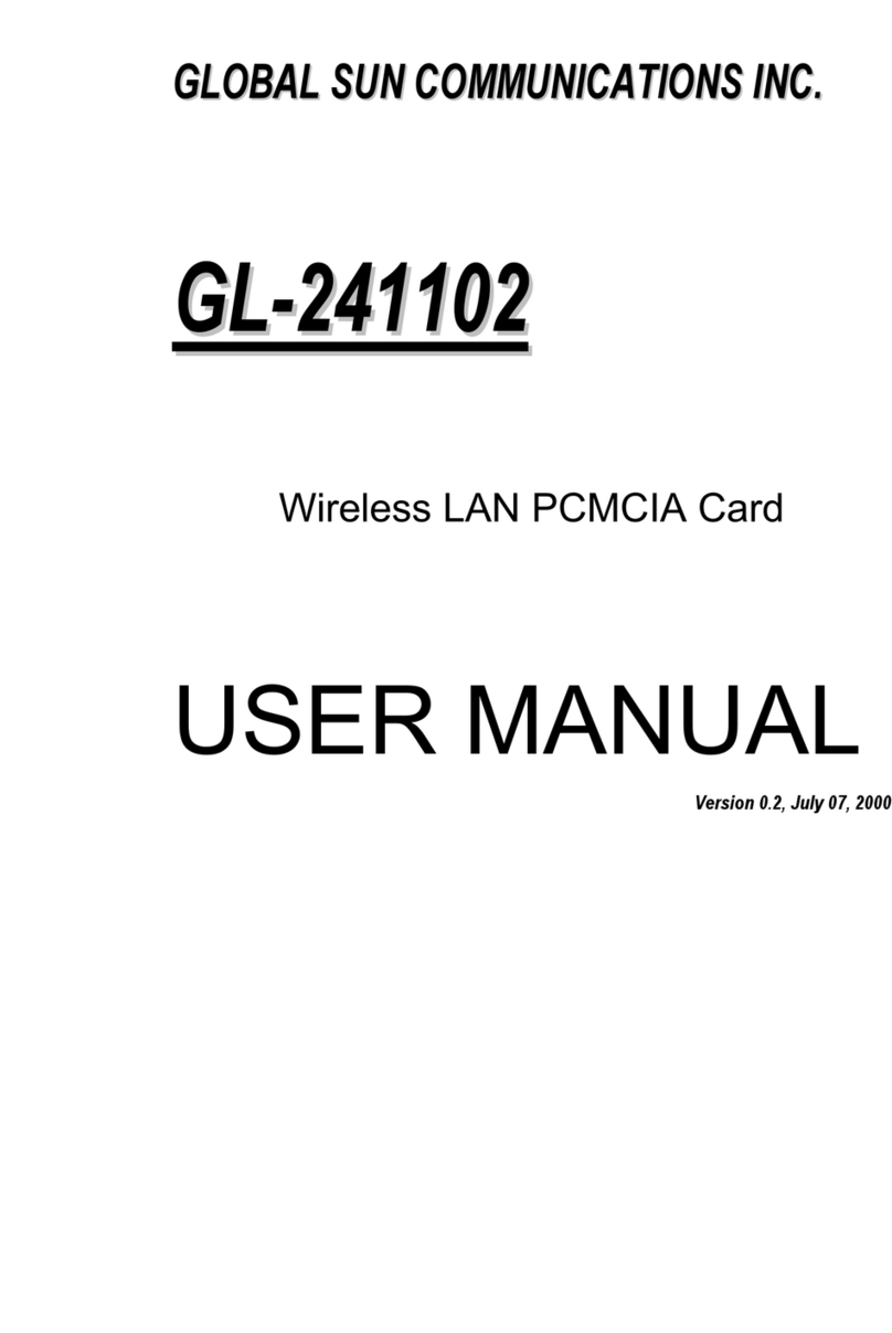 Global Sun GL-241102 user manual Global Sun GL-241102 user manual