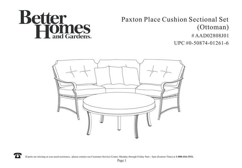 Better Homes and Gardens Paxton Place AAD02808J01 manual Better Homes and Gardens Paxton Place AAD02808J01 manual