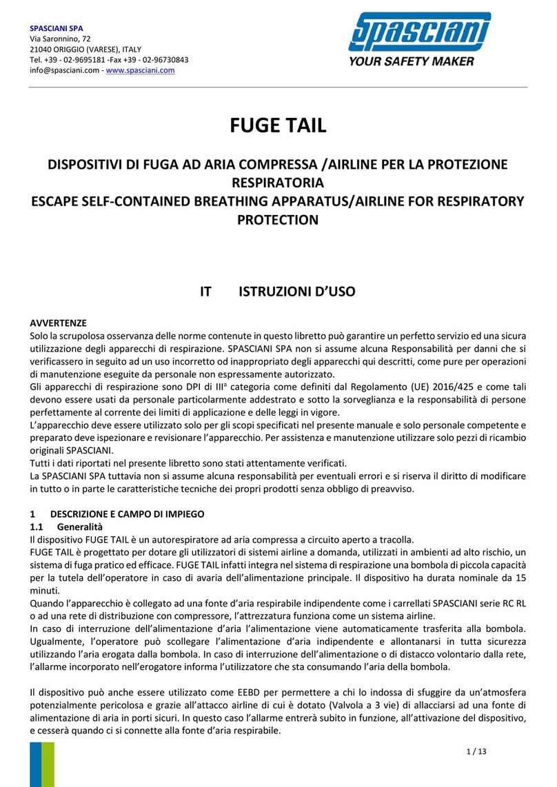 Spasciani FUGE TAIL Product Information Notice