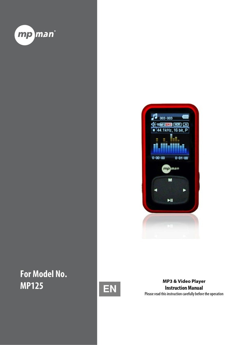 MP-Man MP125 User manual
