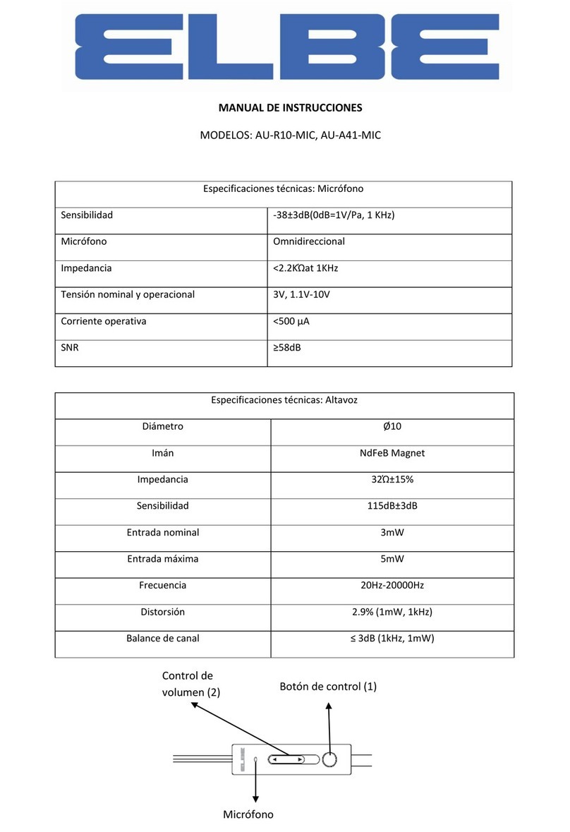 ELBE AU-R10-MIC user manual