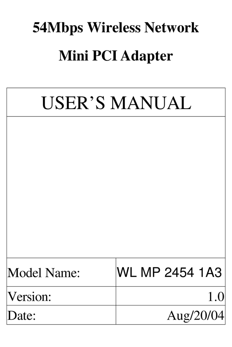 Global Sun Tech WL MP 2454 1A3 User manual
