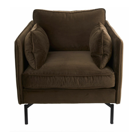 pols potten Fauteuil PPno.2 fabric smooth 555-020 Series instruction manual pols potten Fauteuil PPno.2 fabric smooth 555-020 Series instruction manual