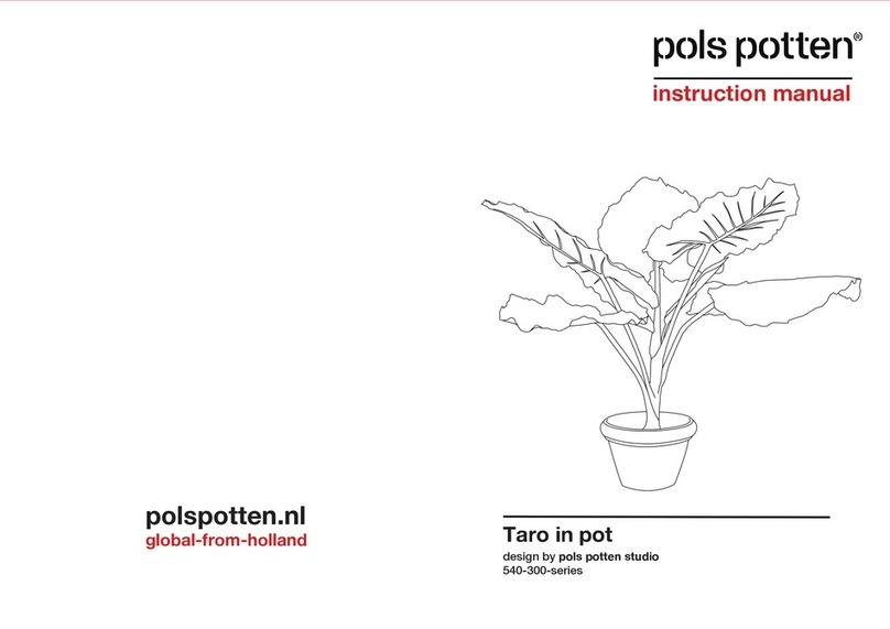 pols potten Taro in pot 540-300 Series instruction manual