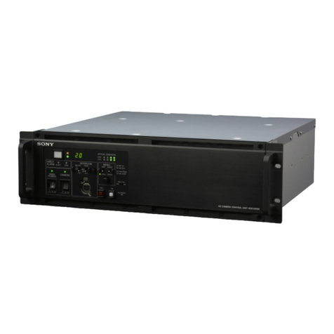 Sony HDCU2080 User manual