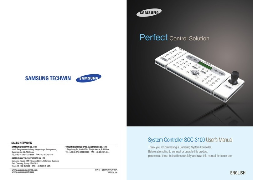 Samsung SCC-3100 User manual