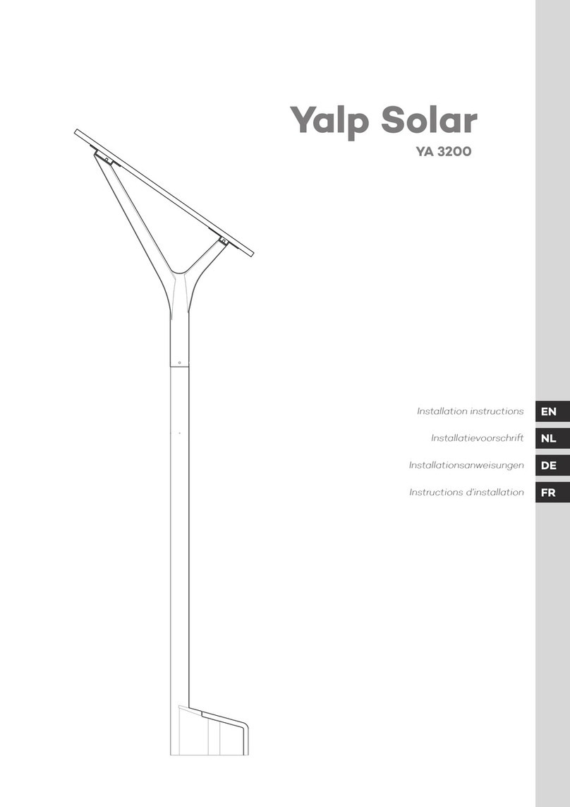 Yalp SOLAR installation instructions