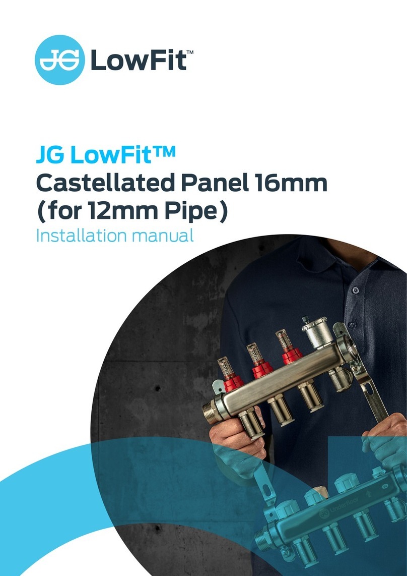 JG LowFit Castellated Panel 16mm installation manual