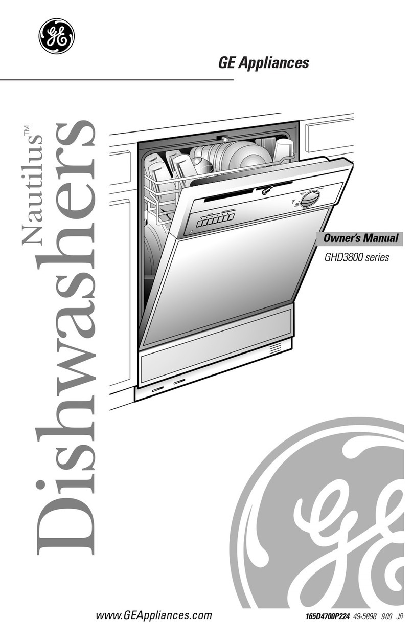 GE Naturals GHD3800 Series User manual