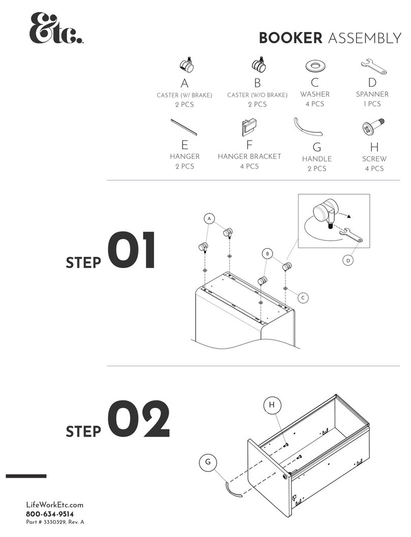 ETC BOOKER User manual