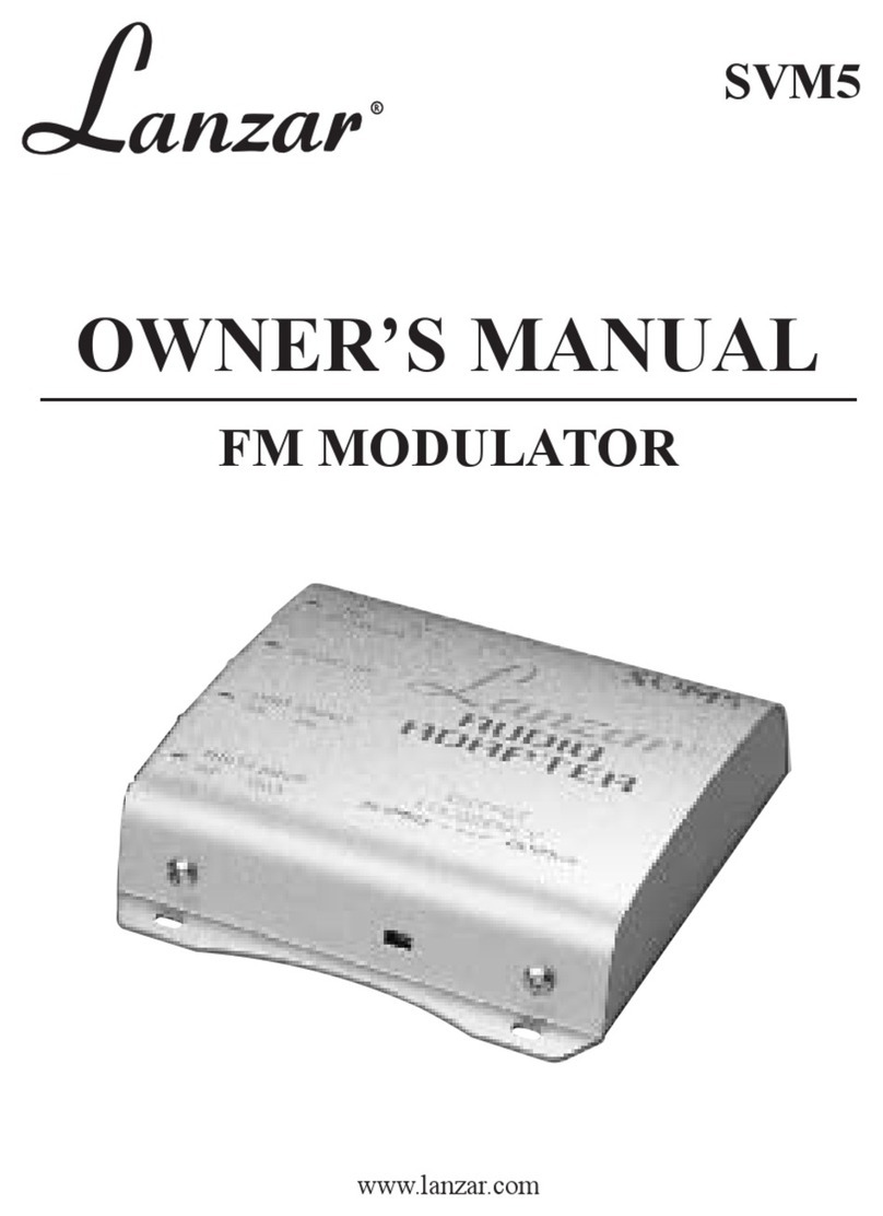 Lanzar SVM5 owner's manual